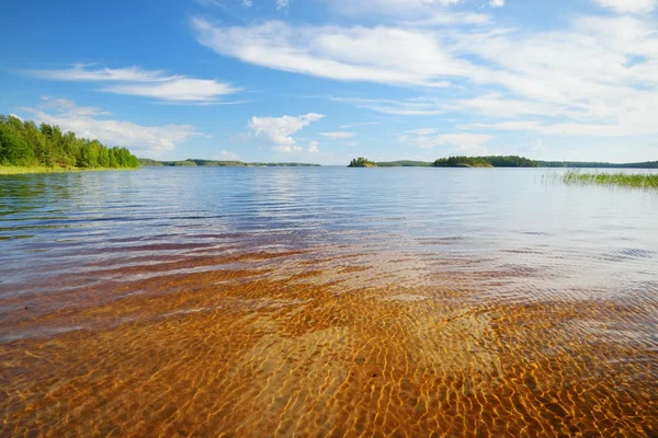 Lac Saimaa en Finlande — Photo