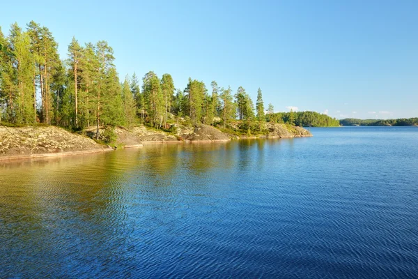 Lago Saimaa na Finlândia — Fotografia de Stock