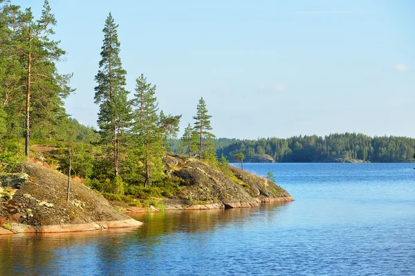 Lago Saimaa na Finlândia — Fotografia de Stock