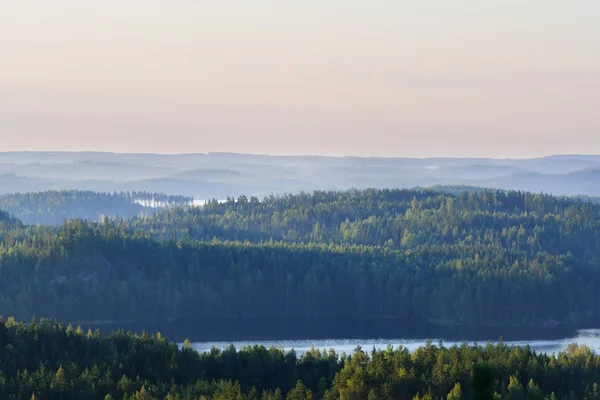 Paisagem do lago Saimaa — Fotografia de Stock