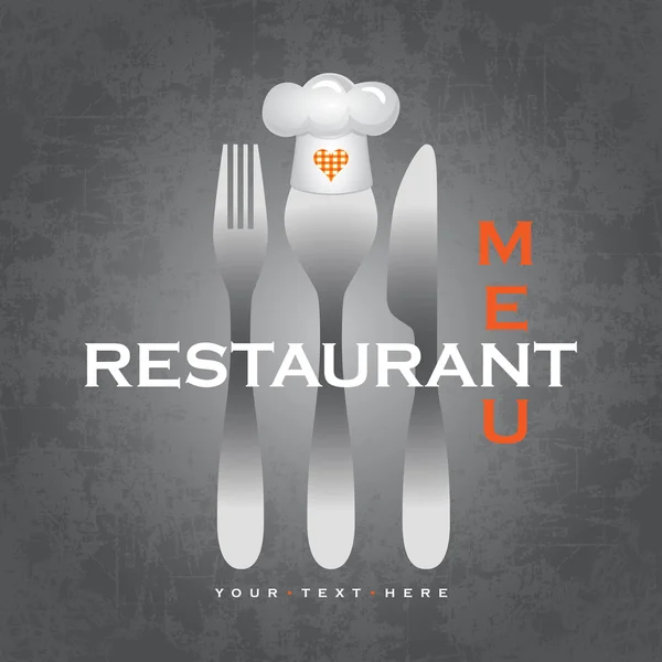 Menu pour restaurant — Image vectorielle