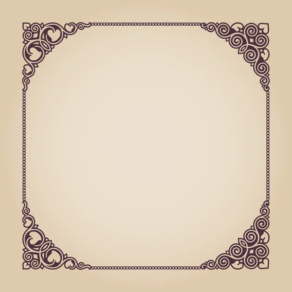 Decorative vintage corners — Stockvector