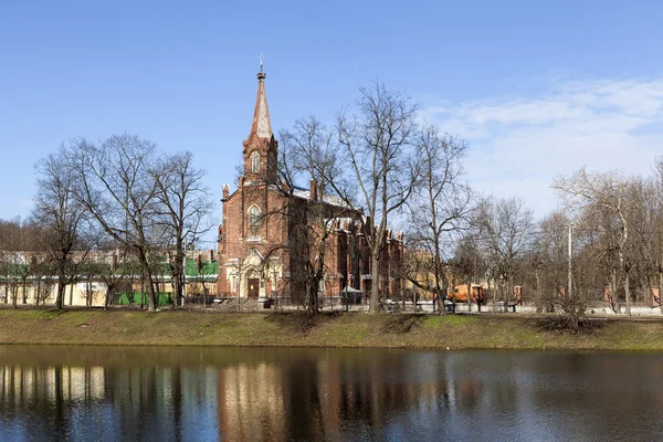 Kirch Resurrection. Tsarskoye Selo. Rusia . — Foto de Stock