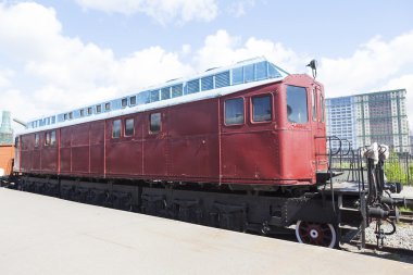 İlk Sovyet lokomotif. St. Petersburg.