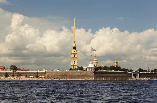 Санкт-Петербург, Російська Федерація - 31 липня 2016: Фото з Петропавлівська фортеця. — стокове фото
