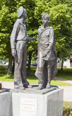 St. Petersburg, Rusya - 02 Ağustos 2016: Anıt 