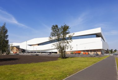 St. Petersburg, Rusya - 21 Ağustos 2016: Fotoğraf Ohta Mall