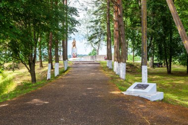 Lidova Gora Anıtı. Velizh şehri, Smolensk bölgesi. Çekim tarihi: 11 Temmuz 2020