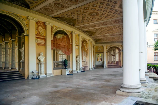 Blick Auf Die Gonzago Galerie Pavlovsk Museumsreservat Pavlovsk Petersburg Russland — Stockfoto