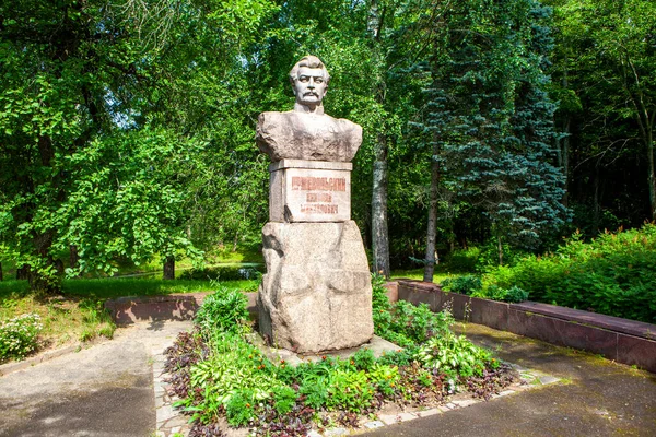Monumento Przhevalsky Villaggio Przhevalskoe Regione Smolensk Russia Data Delle Riprese — Foto Stock