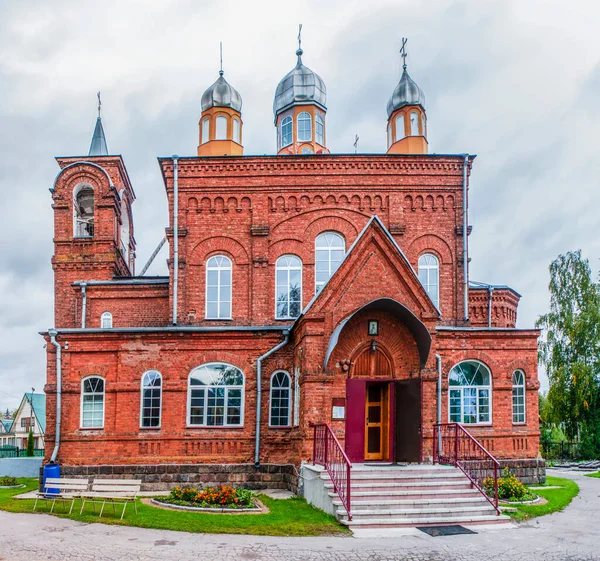 Церковь Казанской Иконы Божией Матери Город Чудово Новогородская Область Russia — стоковое фото