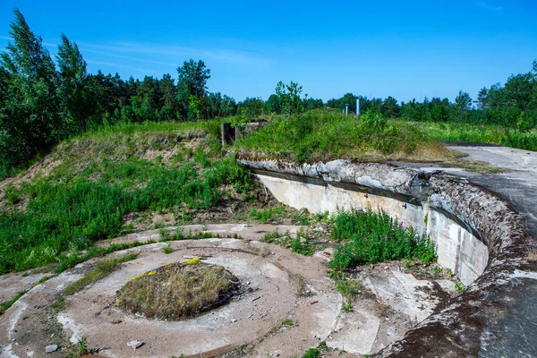 Resti Deposito Cannoni Batterie Cannoni Pollici 152 Costruito Nel 1912 — Foto Stock