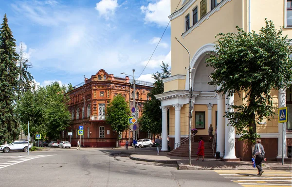 Casa Budnikov Smolensk Rusia Fecha Rodaje Julio 2020 —  Fotos de Stock