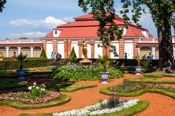 Jardin Monplaisir Palais Monplaisir Petrodvorets Peterhof Saint Pétersbourg Russie Date — Photo