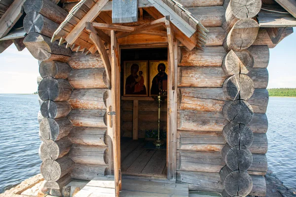 Chapel Nicholas Wonderworker Fragment Recreation Center Okunevaya Vysokinsky Massif Vyborgsky — 스톡 사진