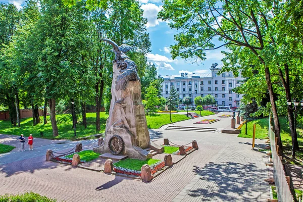 Monumentet Grateful Russia Heroes 1812 Smolensk Ryssland Datum För Fotografering — Stockfoto