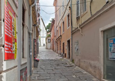PULA, CROATIA - Mayıs 06, 2019: Fotoğraf: Eski şehir.
