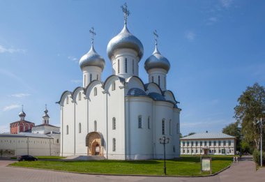 Sophia Katedrali. Kremlin Meydanı. Vologda. Rusya. Çekim tarihi 3 Ağustos 2018.