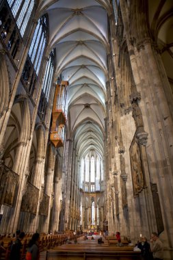 COLOGNE, Almanya - 1 Mayıs 2018 Köln Katedrali 'nin Fotoğrafı.