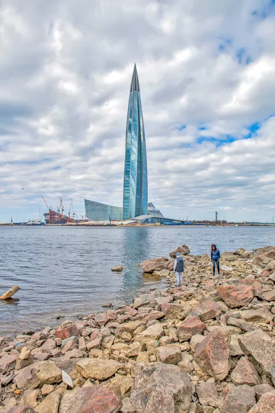 Petersburg Oroszország Április 2019 Fénykép Park Elnevezett 300 Évfordulója Után — Stock Fotó