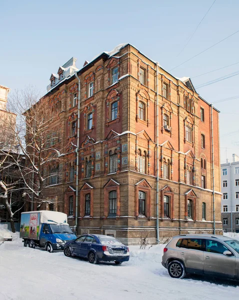 Petersburg Rusia Enero 2019 Foto Casa Hermandad Diocesana Iglesia Intercesión —  Fotos de Stock