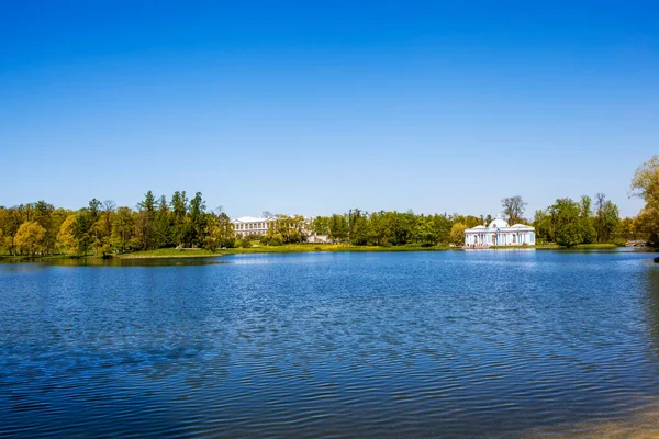 Tsarskoye Selo Rusia Mayo 2019 Foto Del Pabellón Grotto Cameron — Foto de Stock