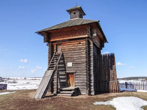 Torre Prisão Aramashevsky Aldeia Nizhnyaya Sinyachikha Região Sverdlovsk Russia Data — Fotografia de Stock