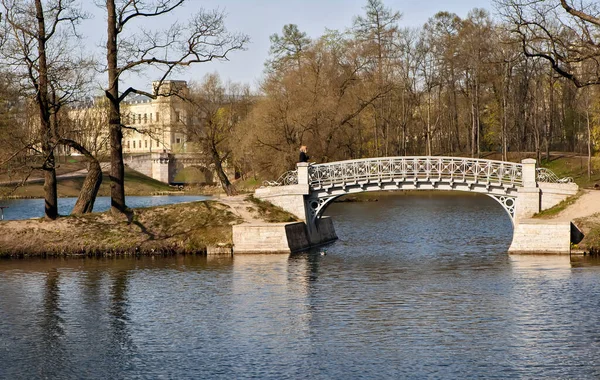 Gatchina Palace Park Región Leningrado Rusia Fecha Captura Abril 2014 —  Fotos de Stock