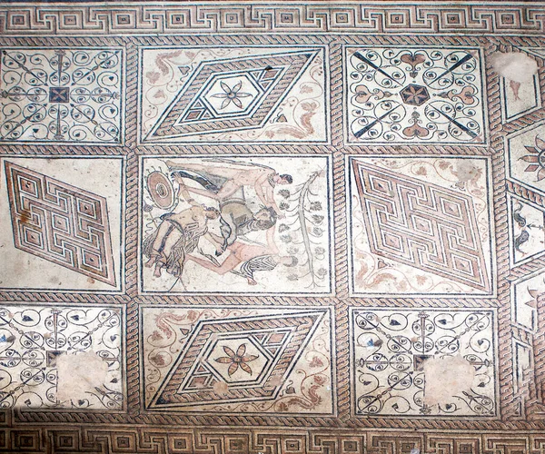 Römische Antike Bodenmosaiken Die Strafe Von Dirka Pula Kroatien — Stockfoto