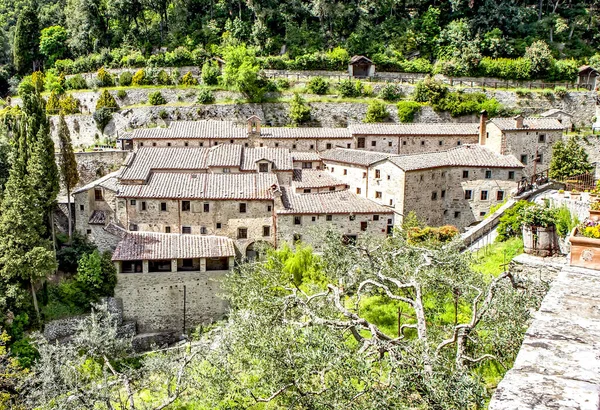 Františkánský Klášter Celle Cortona Itálie — Stock fotografie