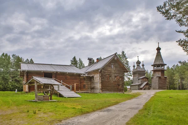 State Museum Wooden Architecture Folk Art Northern Regions Russia Malye — 스톡 사진