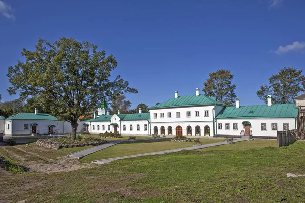 Nikolsky Monastery Courtyard Old Ladoga Leningrad Region Russia — Stock Photo, Image
