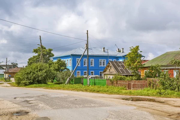 Het Dorp Ustye Ust Kuba Regio Vologodskaja Oblast Rusland Schietdatum — Stockfoto