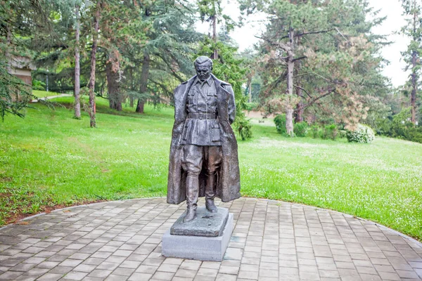 Belgrad Serbien Mai 2019 Foto Der Statue Von Broz Tito — Stockfoto