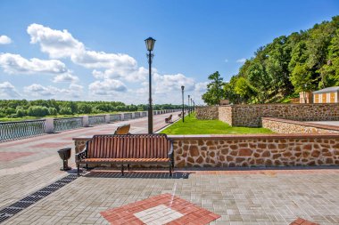 Sozh nehri seti. Gomel. Belarus. Çekim tarihi: 10 Temmuz 2018