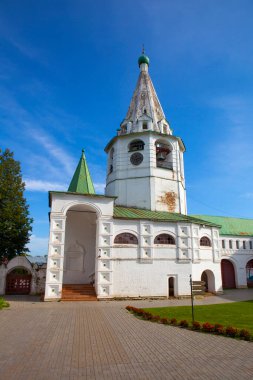 Katedral çan kulesi. Suzdal Kremlin. Suzdal. Vladimir bölgesi. Altın yüzük. - Rusya. Tarih 2 Ağustos 2017.