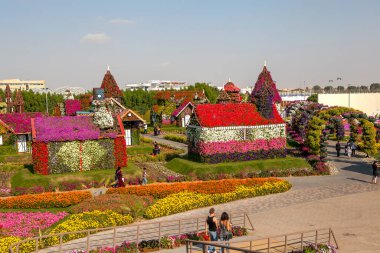 Hollanda, Lisse 'deki Royal Keukenhof Çiçek Parkı sahnesi