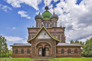 Church of John the Baptist in Tolchkovo. Yaroslavl. Golden ring. Russia.Date of shooting June 27, 2018