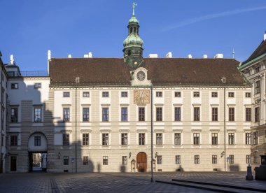 Amalia Kalesi ya da Amalienburg. Damar. Avusturya. Tarih 21 Aralık 2013