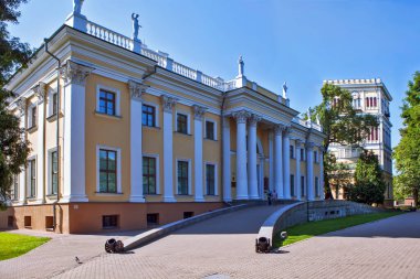 Rumyantsevler Sarayı, Paskevich 'ler. Gomel. Belarus. Çekim tarihi: 10 Temmuz 2018
