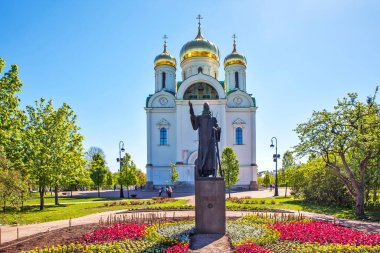 TSARSKOYE SELO, RUSSIA - 18 Mayıs 2019: Büyük Savaş Anıtı Fotoğrafı 