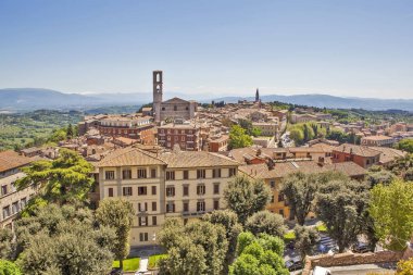 Toskana manzaraları. Cortona. İtalya