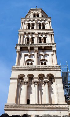 Saint Douai Katedrali 'nin çan kulesi. Ayrılalım. Hırvatistan