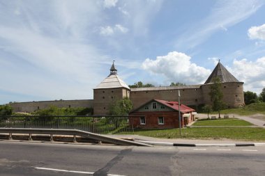Kale. Yaşlı Ladoga. Leningrad bölgesi. Rusya. Çekim tarihi 7 Haziran 2012