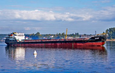 THIZHORA, RUSSIA - 13 Eylül 2015: Petrol sondajının Fotoğrafı 