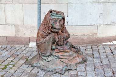 STOCKHOLM, SWEDEN - 3 Eylül 2017: Heykel Fotoğrafı 