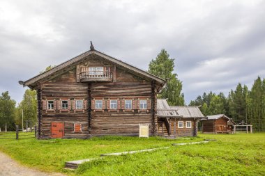 MALYE KORELY, RUSSIA - 21 AĞUSTOS 2017: Fotoğraf: Klokotova V.Y.A., 1879.
