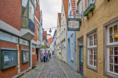 BREmen, ALMANY - 1 Mayıs 2018: Çeyrek Burs Fotoğrafı
