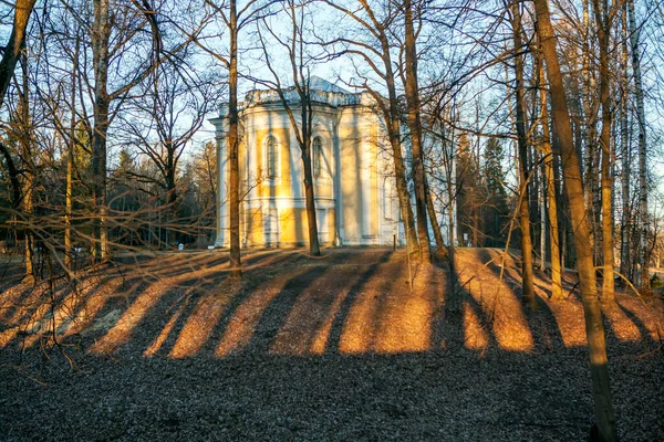 Kőterem Oranienbaumban Felső Park Lomonoszov Szentpétervár Oroszország Forgatás Időpontja 2014 — Stock Fotó