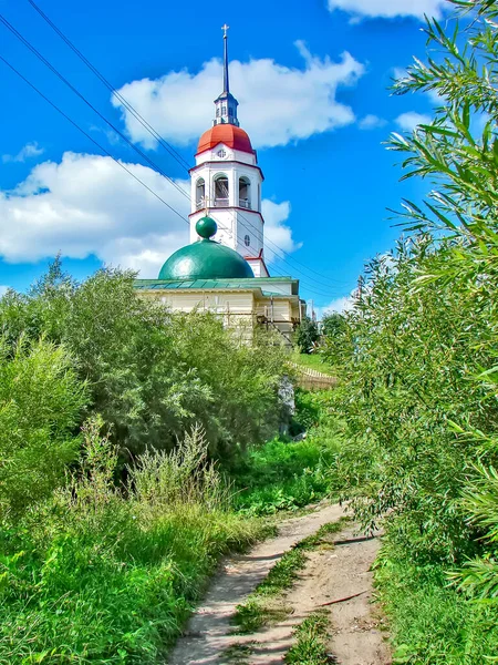 Iglesia Ortodoxa Asunción Totma Óblast Vologodskaya Rusia Fecha Captura Agosto —  Fotos de Stock